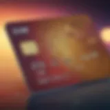 A luxurious credit card showcasing premium features