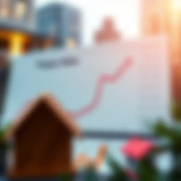 Economic Indicators Impacting Property Values Chart depicting economic indicators affecting property values