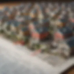 Graph illustrating real estate price trends over the years