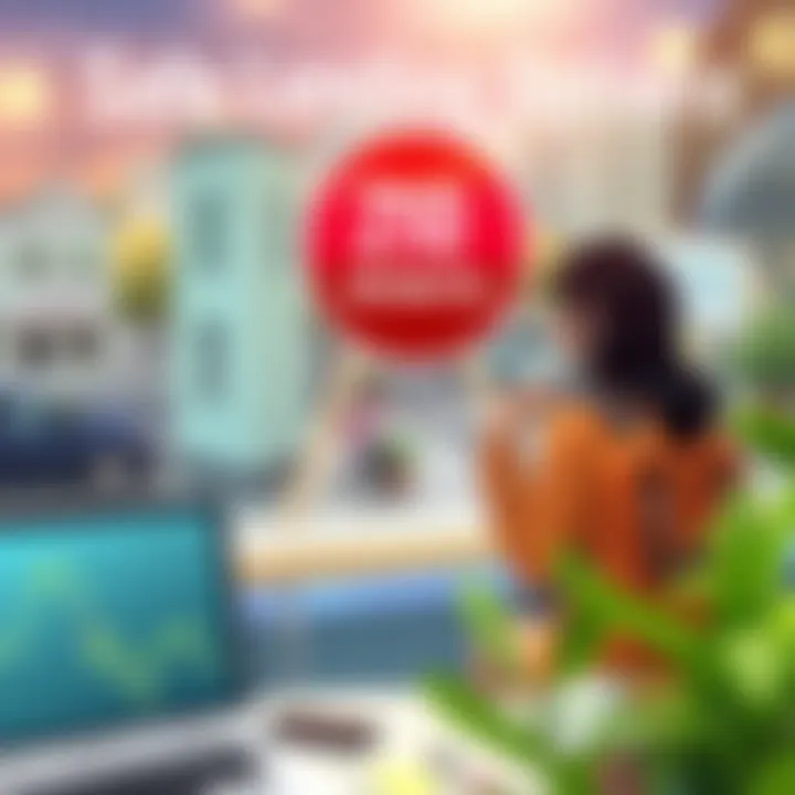 Navigating Safe Lending Options Illustration of safe lending options for individuals with poor credit