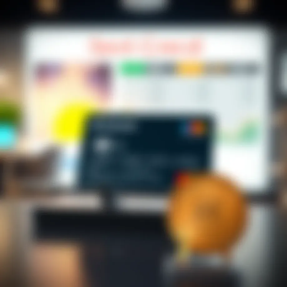 Visual representation of credit evaluation criteria