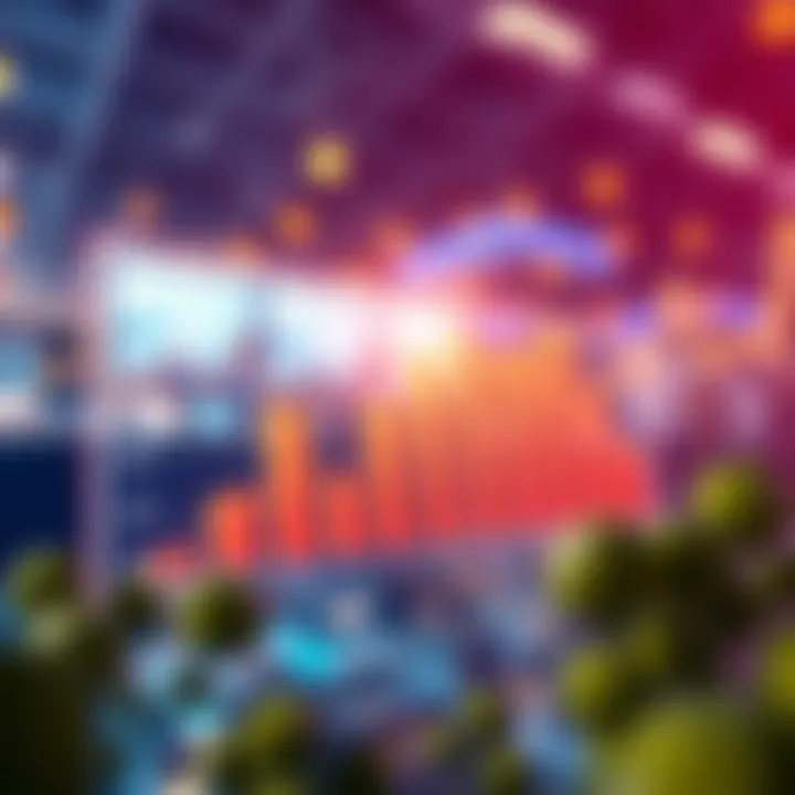 Investment growth chart for silicon stocks