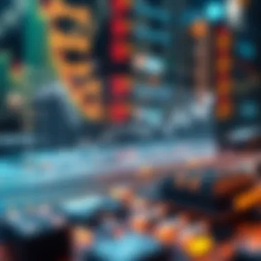 Graph illustrating semiconductor market trends