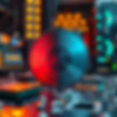 Silicon wafer in high-tech environment