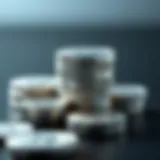 Shiny silver bullion coins stacked elegantly