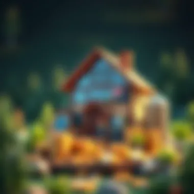 A diversified investment portfolio representation