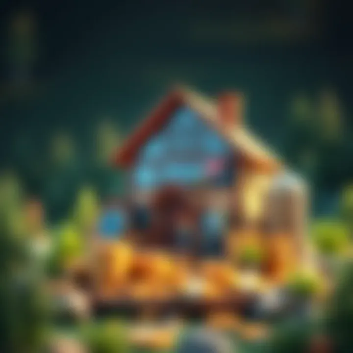 A diversified investment portfolio representation