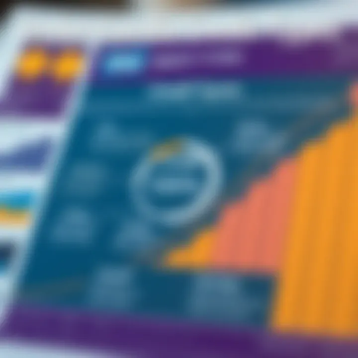Graphical depiction of different credit types and their impact on credit profiles