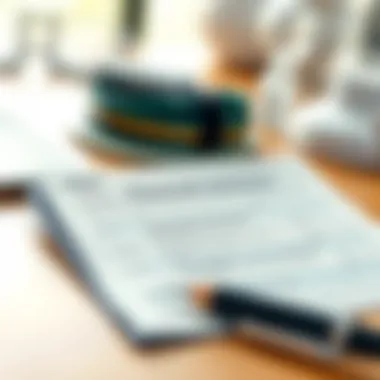 A financial assistance form being filled out