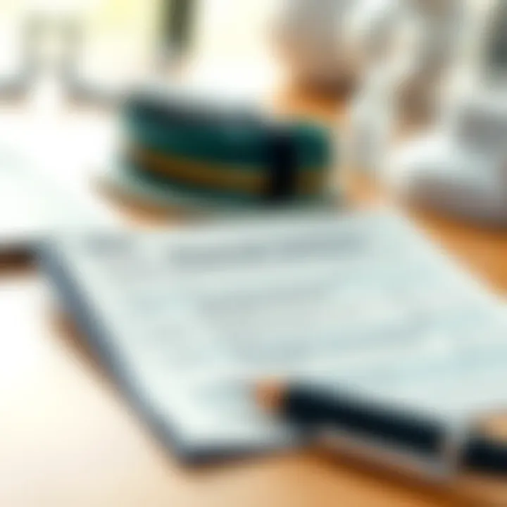 A financial assistance form being filled out