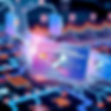 Innovative Technology in American Express Network Cards Graphic representation of technology behind American Express network cards