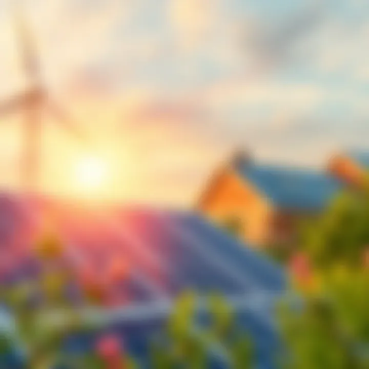 Exploring Financing Options for Solar Energy A visual representation of various financing options for solar panel installation