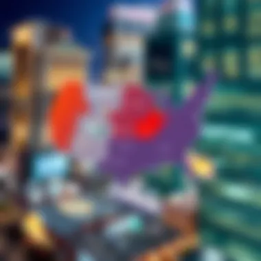 A geographical map highlighting regions with high hospital REIT activity.