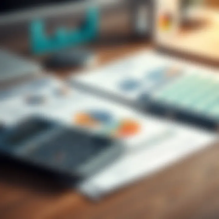 Calculator and Financial Documentation Calculator and financial documents on a desk