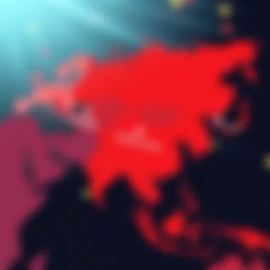 Regions of Collaboration: North America, Europe, and East Asia Map highlighting North America, Europe, and East Asia as regions of collaboration