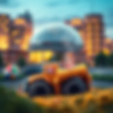 Conceptual illustration of carbon offset strategies