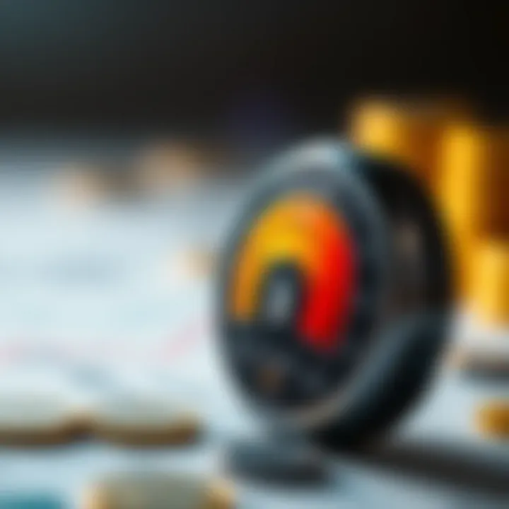 Conceptual illustration of credit scores