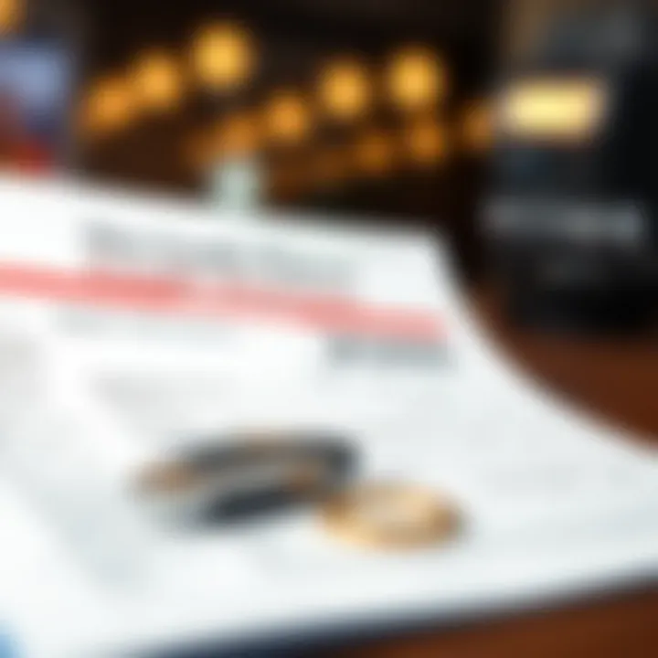 Visual representation of a credit report