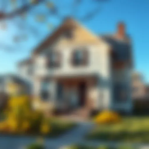 A house in 'as is' condition showing signs of wear and aging