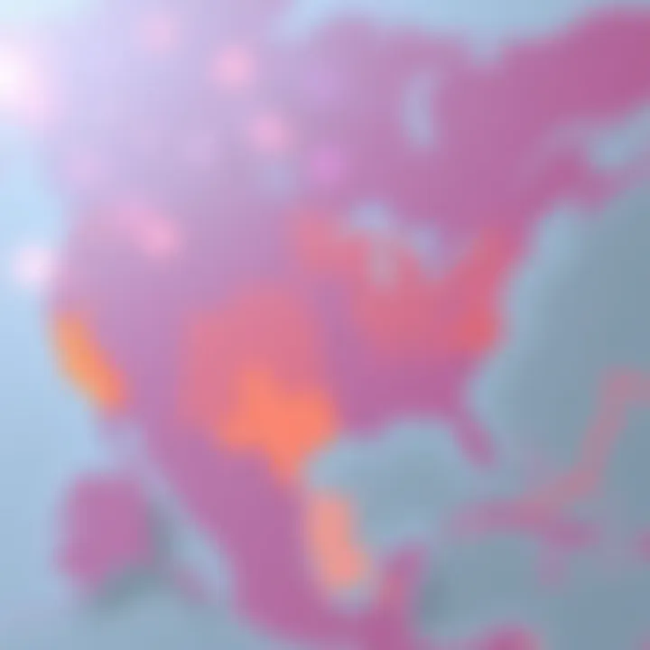 Regional Variations in Insurance Costs Map highlighting regional variations in liability insurance pricing