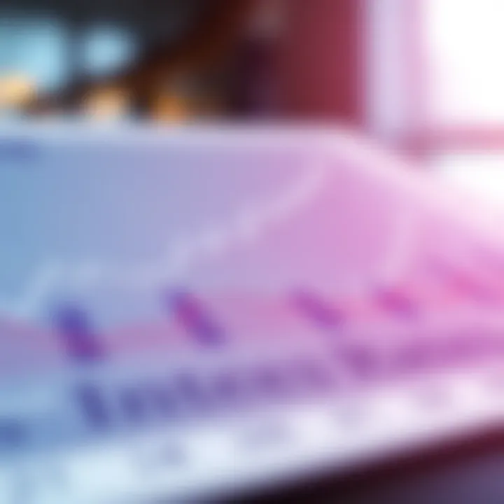 A visually appealing graph showing fluctuating interest rates over time