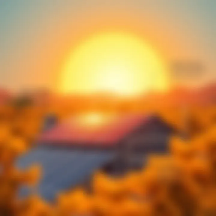 Solar Thermal Systems: Harnessing Heat from the Sun Diagram showing solar thermal energy systems in action