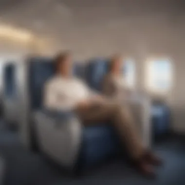 Comfort and privacy in business class travel