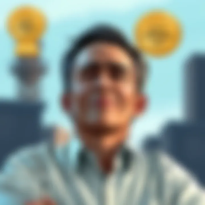 An individual facing decision-making challenges