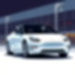 Tesla Model 3 exterior showcasing its sleek design