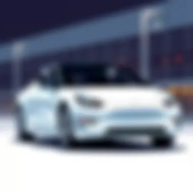 Sleek Design of Tesla Model 3 Tesla Model 3 exterior showcasing its sleek design