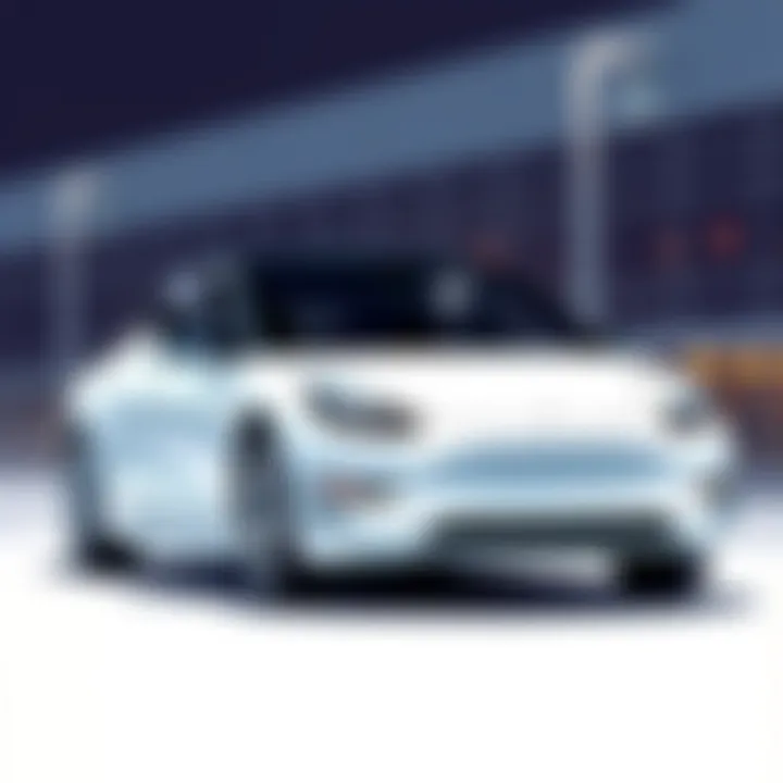 Sleek Design of Tesla Model 3 Tesla Model 3 exterior showcasing its sleek design