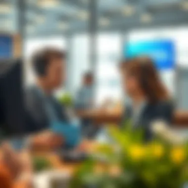 Exceptional Customer Support Experience Customer service representative assisting a client with American Express services