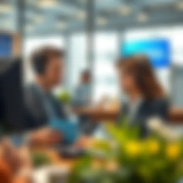 Exceptional Customer Support Experience Customer service representative assisting a client with American Express services