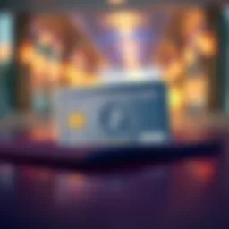 Premium American Express credit card on a luxurious surface