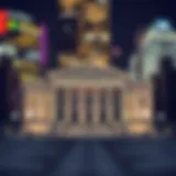 Central bank building symbolizing authority