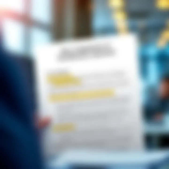 Visual representation of a Non-Disclosure Agreement document with highlighted sections