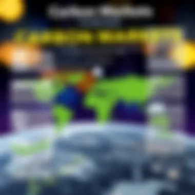 Overview of Carbon Markets Infographic showcasing various carbon markets