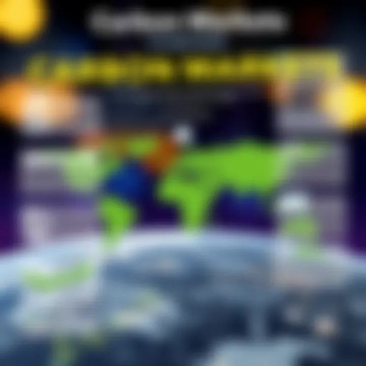 Overview of Carbon Markets Infographic showcasing various carbon markets