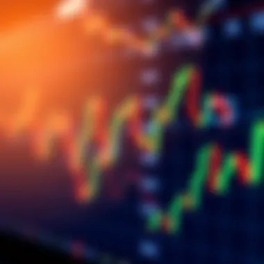 Illustration depicting volume candle patterns in trading charts