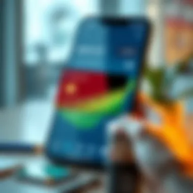 User-friendly interface of a prepaid debit card app