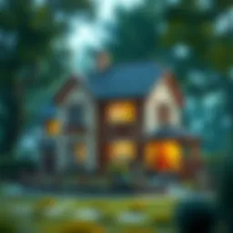 Visual representation of collateralized property