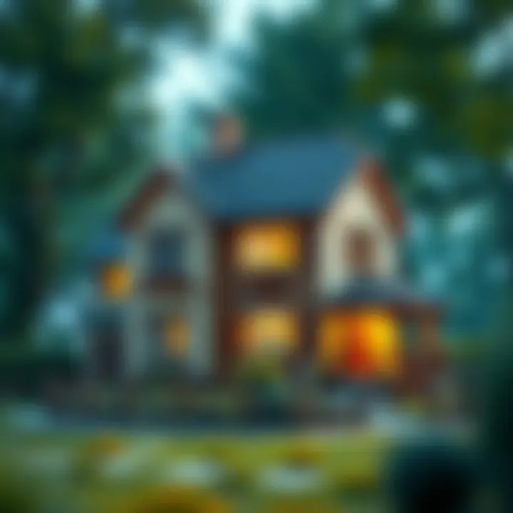 Visual representation of collateralized property