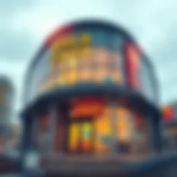 Wells Fargo branch exterior showcasing modern architecture