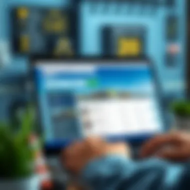 User interface of Zillow for business property searches